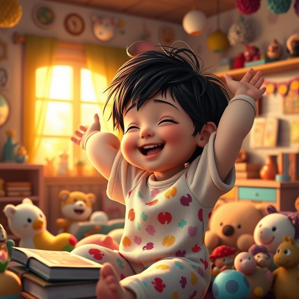 Whimsical Morning Joy in a Fantastical Children's Room