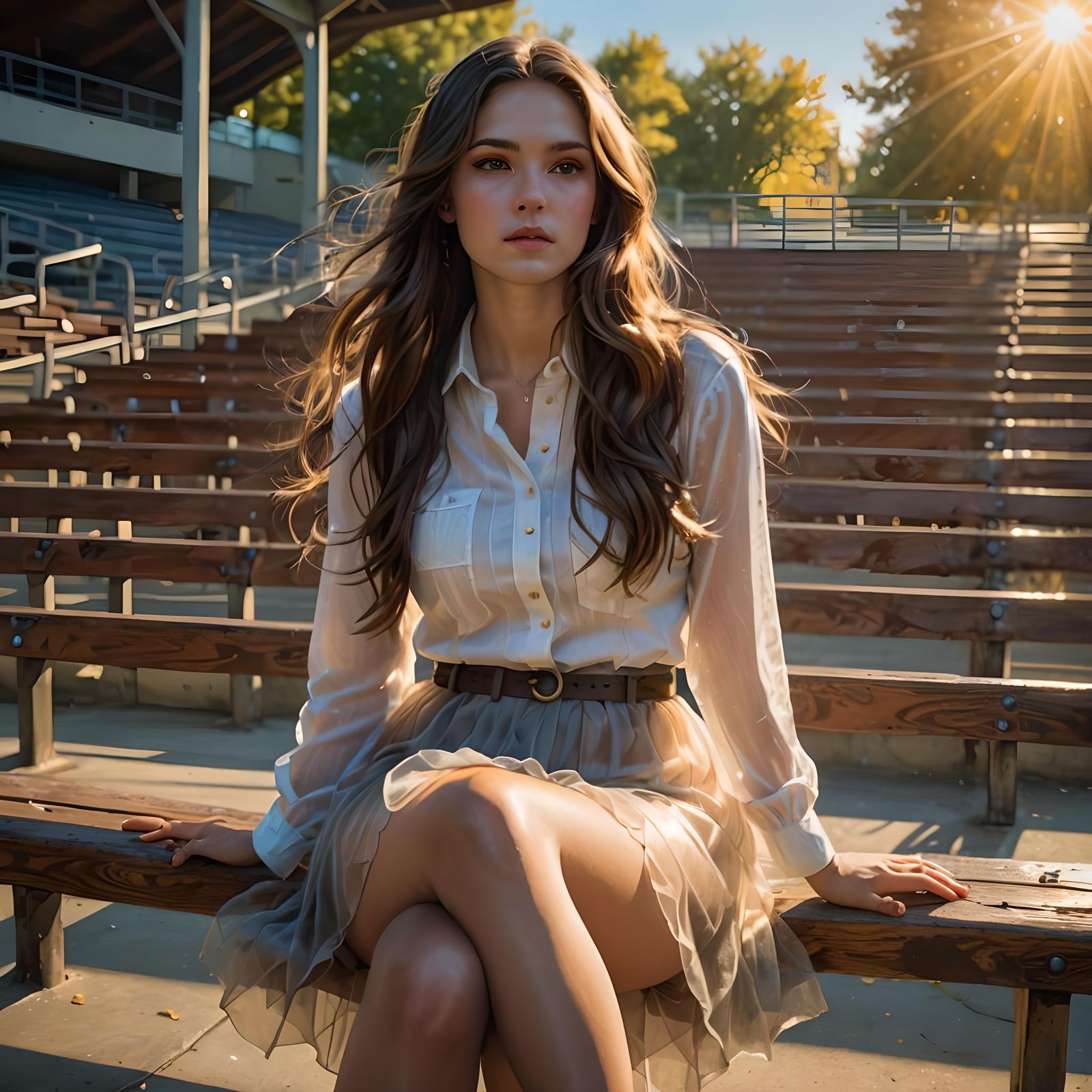 Ethereal Beauty in Midday Sunlight