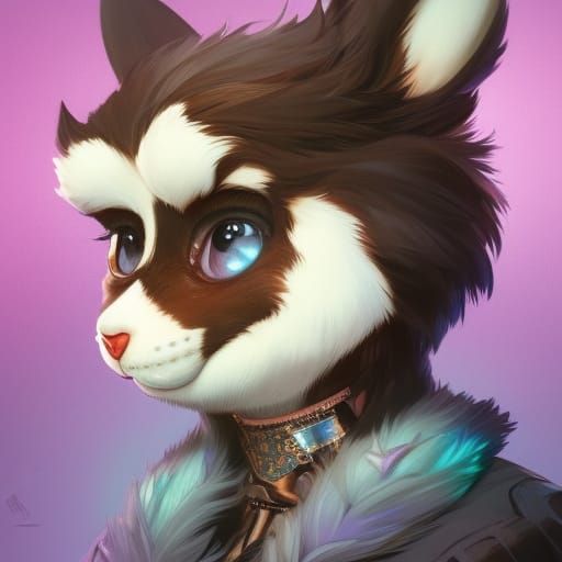 E. Aster Bunnymund in Dynamic Hyperdetailed Portrait Style