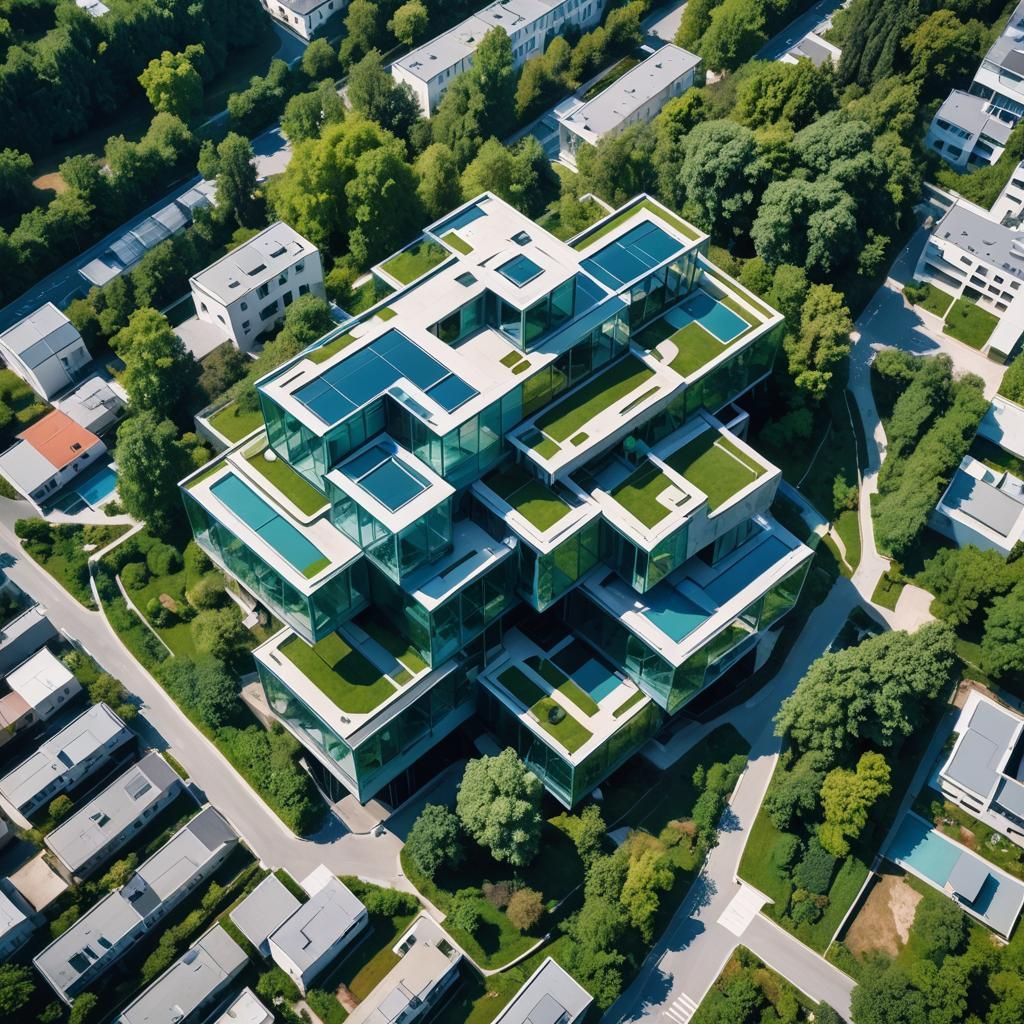 Modern Futuristic Luxury Villa in Prague Shines with Violet...