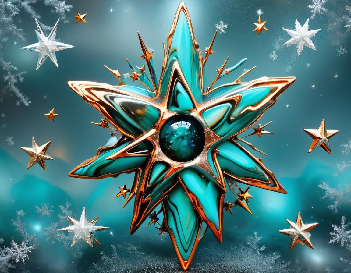 Gothic Whimsy Under Copper Stars