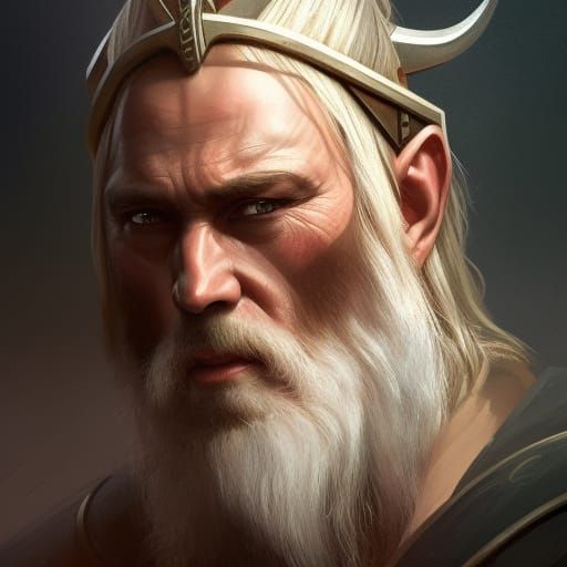 Viking Warrior in Ragnarok's Fury