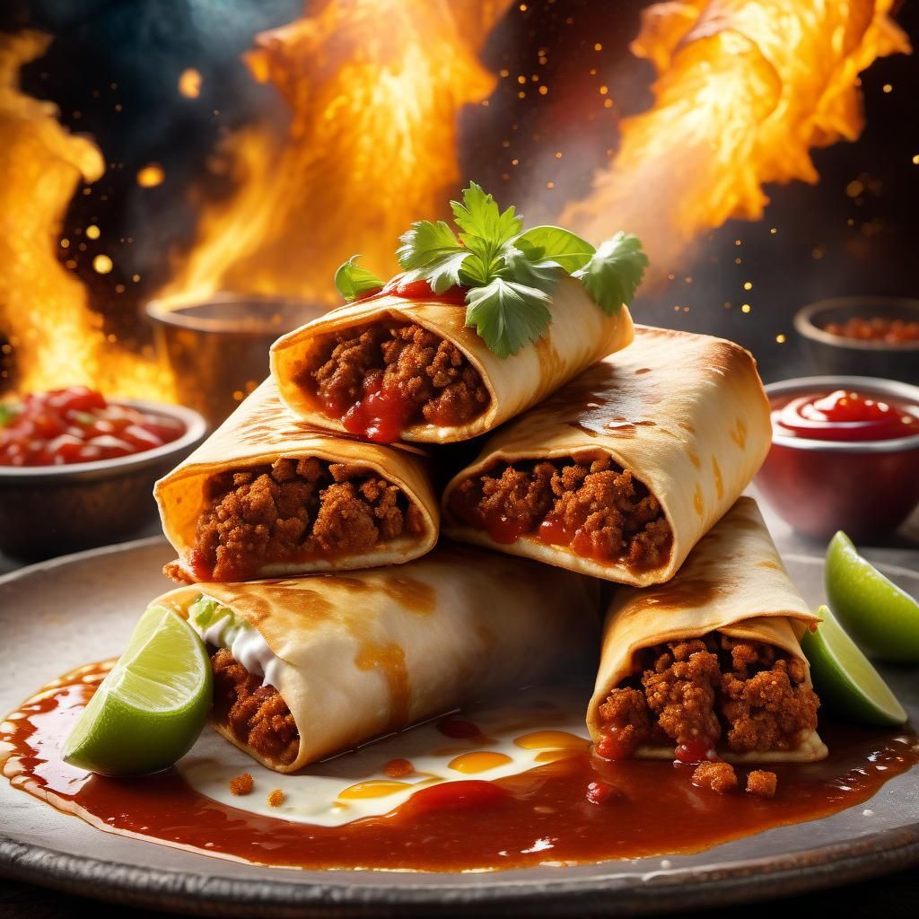 Fried Chimichangas