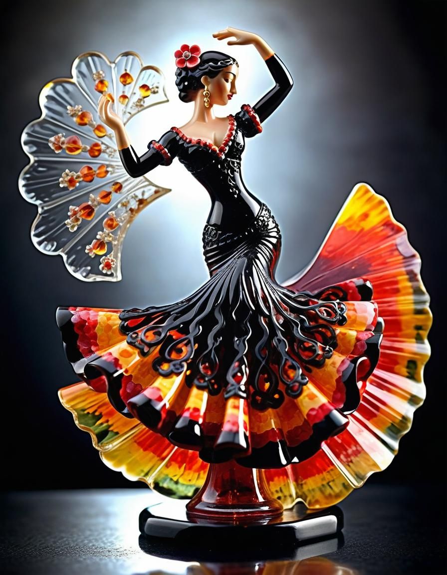 Delicate Flamenco Dancer