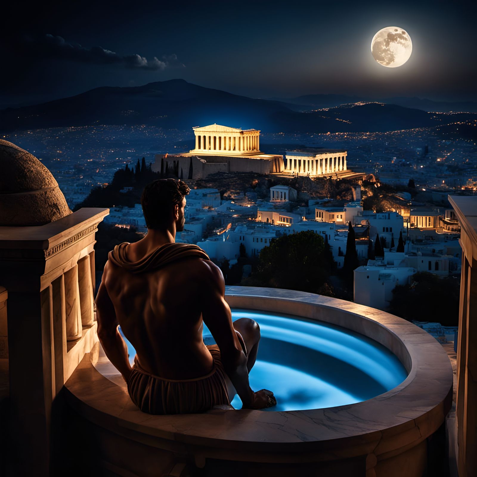 Ancient Greek Bath Night