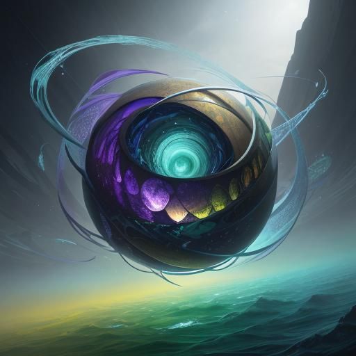 Mind-Bending, Impossible Triangle in a Swirling Vortex