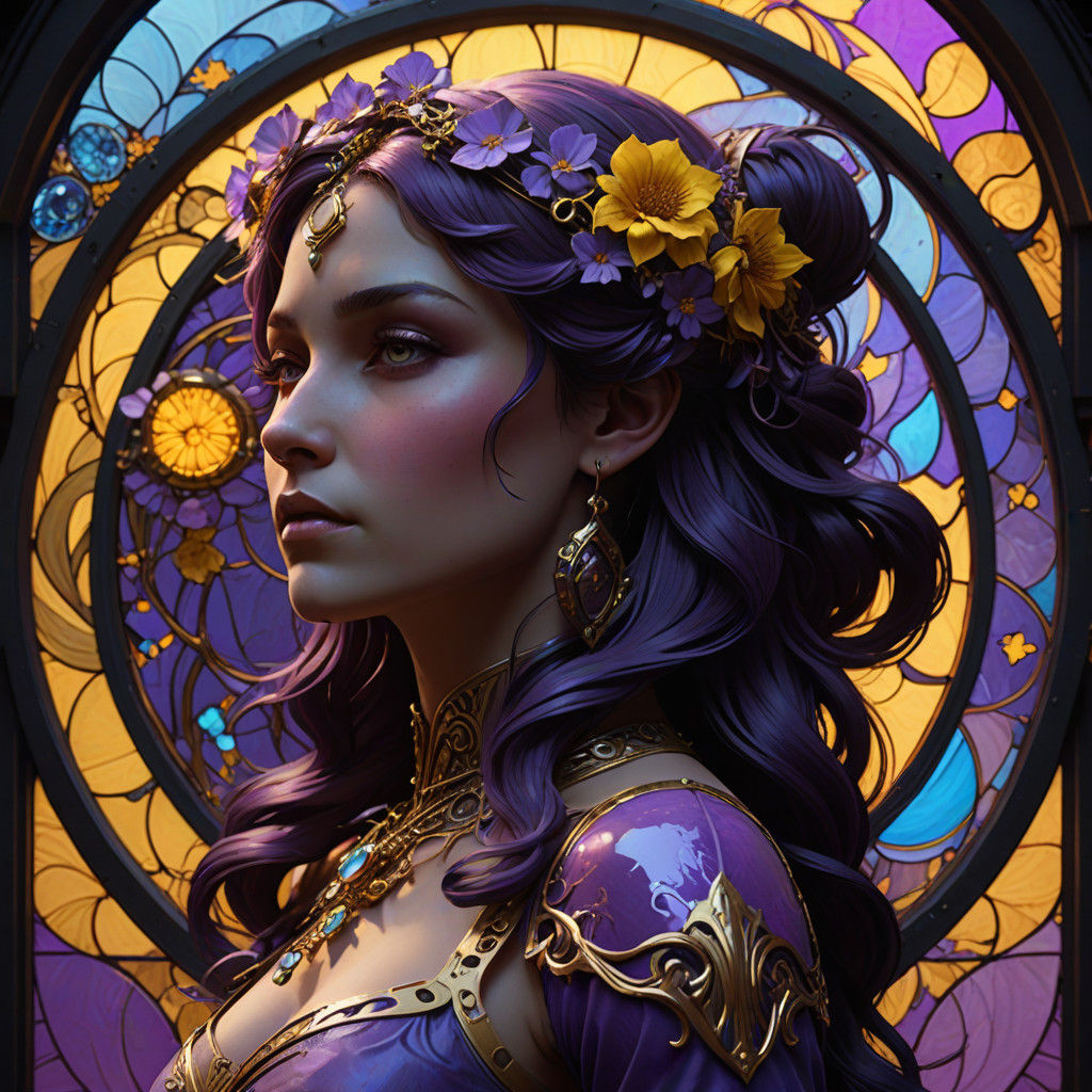 Surreal Fantasy Masterpiece in Deep, Rich Colors - Hyperreal...