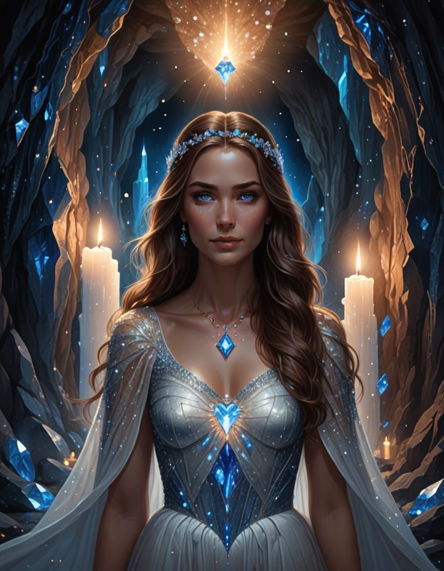 "A beautiful young Pleiadian female with sapphire blue eyes ...