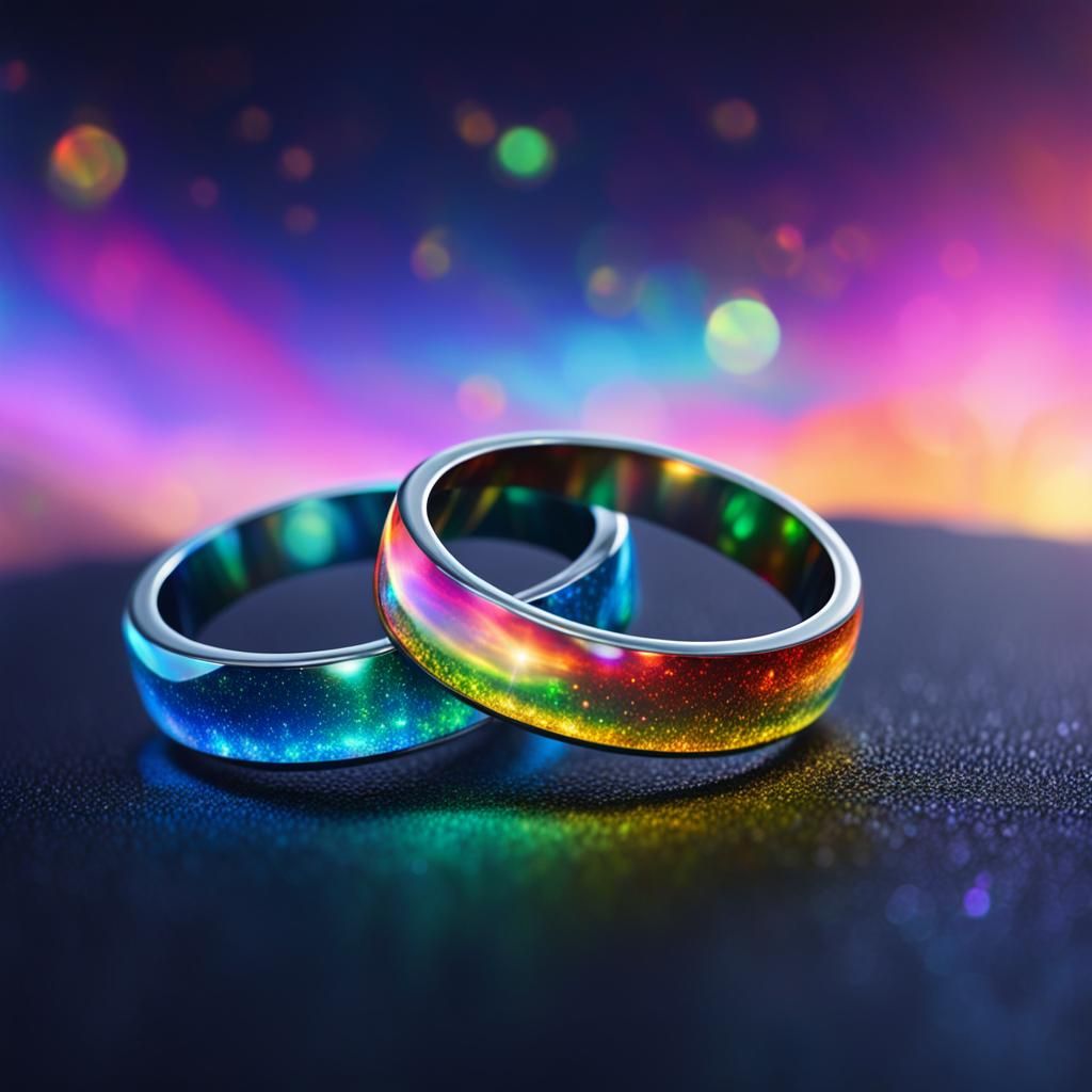 Surreal Holographic Rings Burst from Cosmic Supernova in Vib...