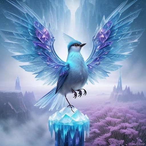 Whimsical Wings in a Brilliant Flower Meadow