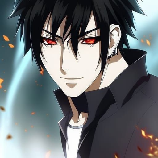 Mysterious Anime Hero Reveals Piercing Red Eyes