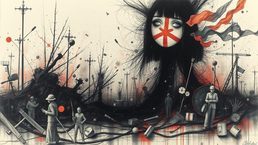 Surreal Exploration of Utter Despair in a Post-Truth Dystopi...