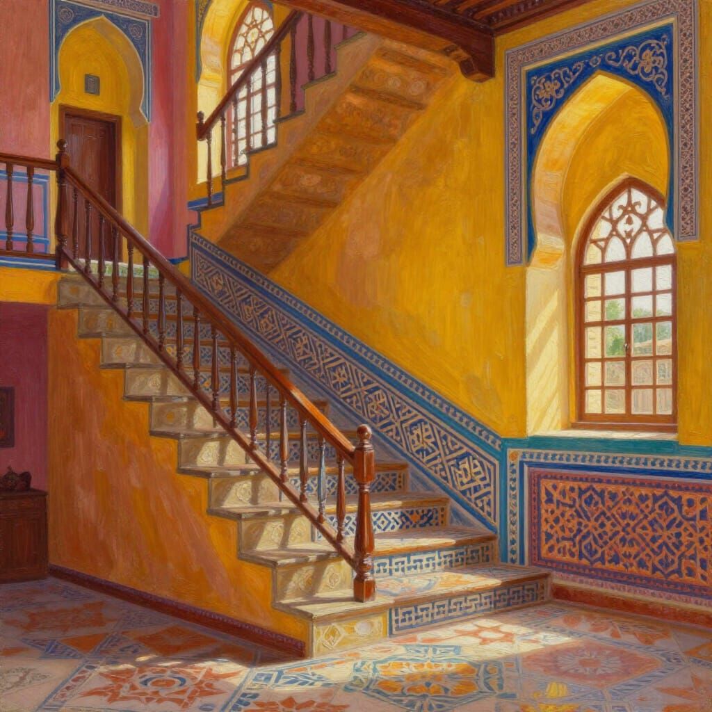 Arabian tiled interior