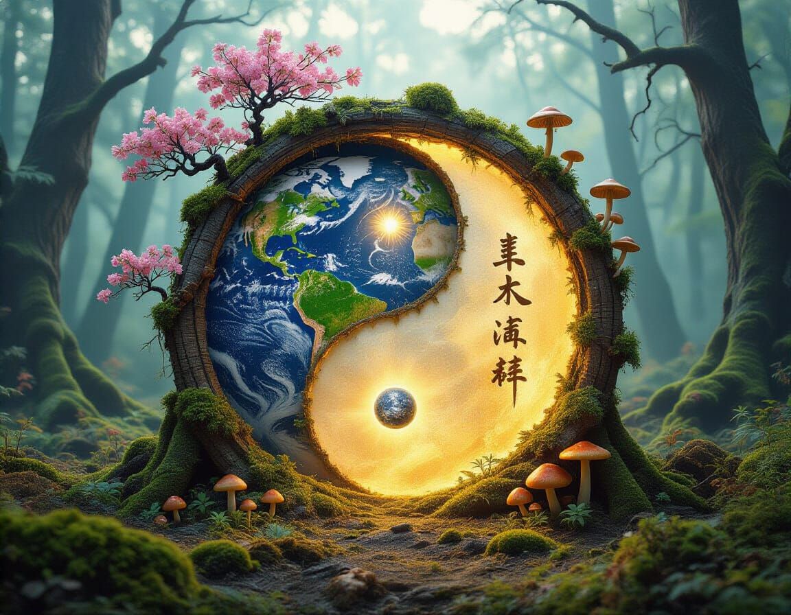 Surreal Stargate Cosmos Creation in Fantasy Art Style