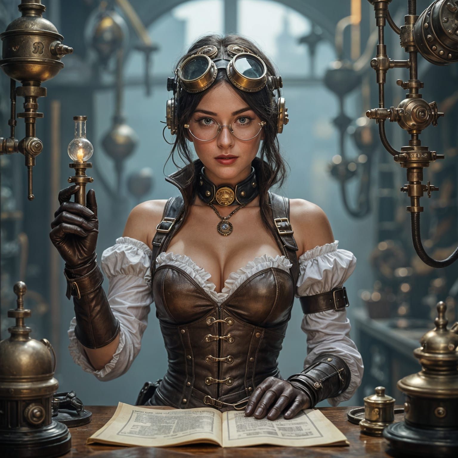 Steampunk Portrait of a Distinguished Person