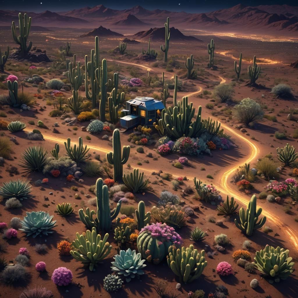 desert at night