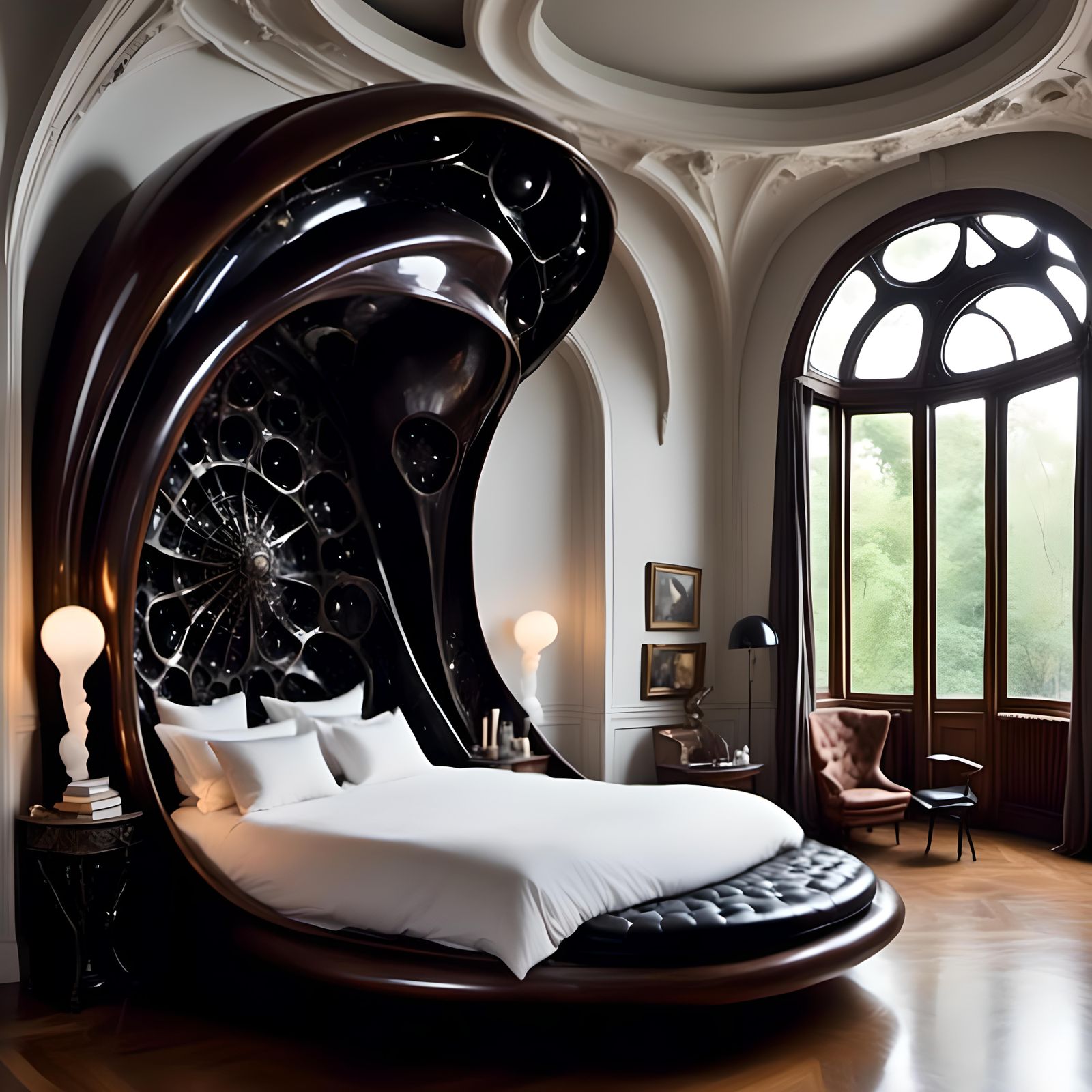 Cozy Cyborg Bedroom Sanctuary