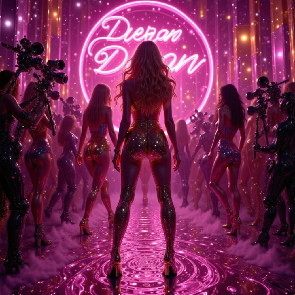 1980s Runway Fashion: Neon Lights & Glamour