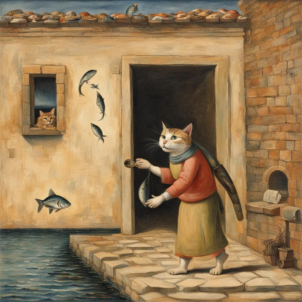 Cat Triumphantly Returns Home with Fresh Catch