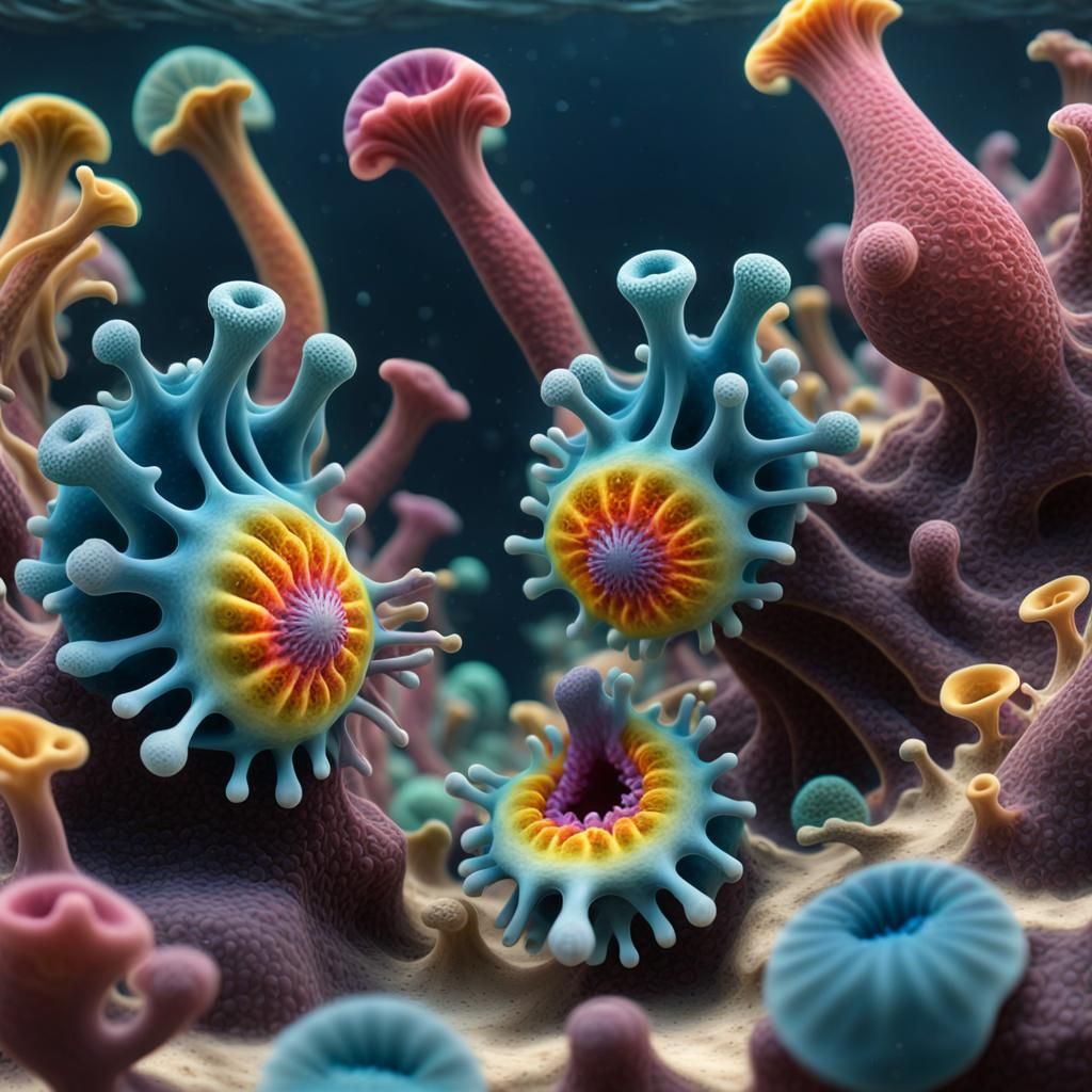 Microscopic Protozoans Engage in Glasslike Combat