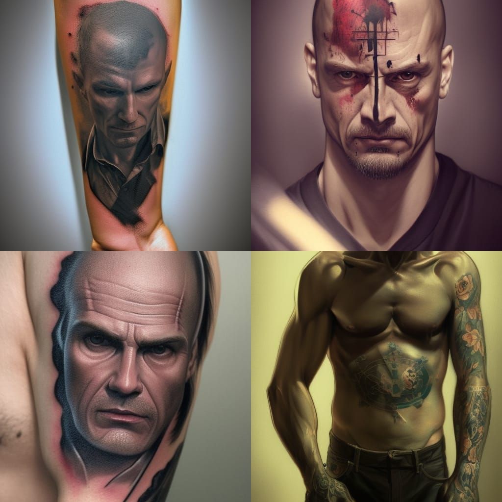 Stylized Hitman in Triadic Hues by Masterful Artists