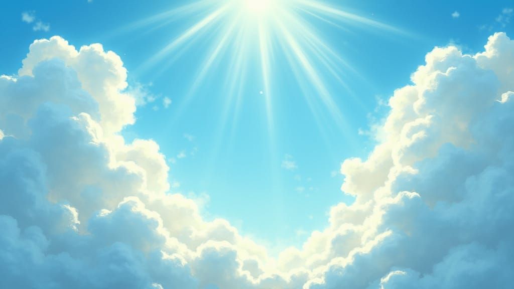 Heavenly Clouds in Dreamy Ethereal Style