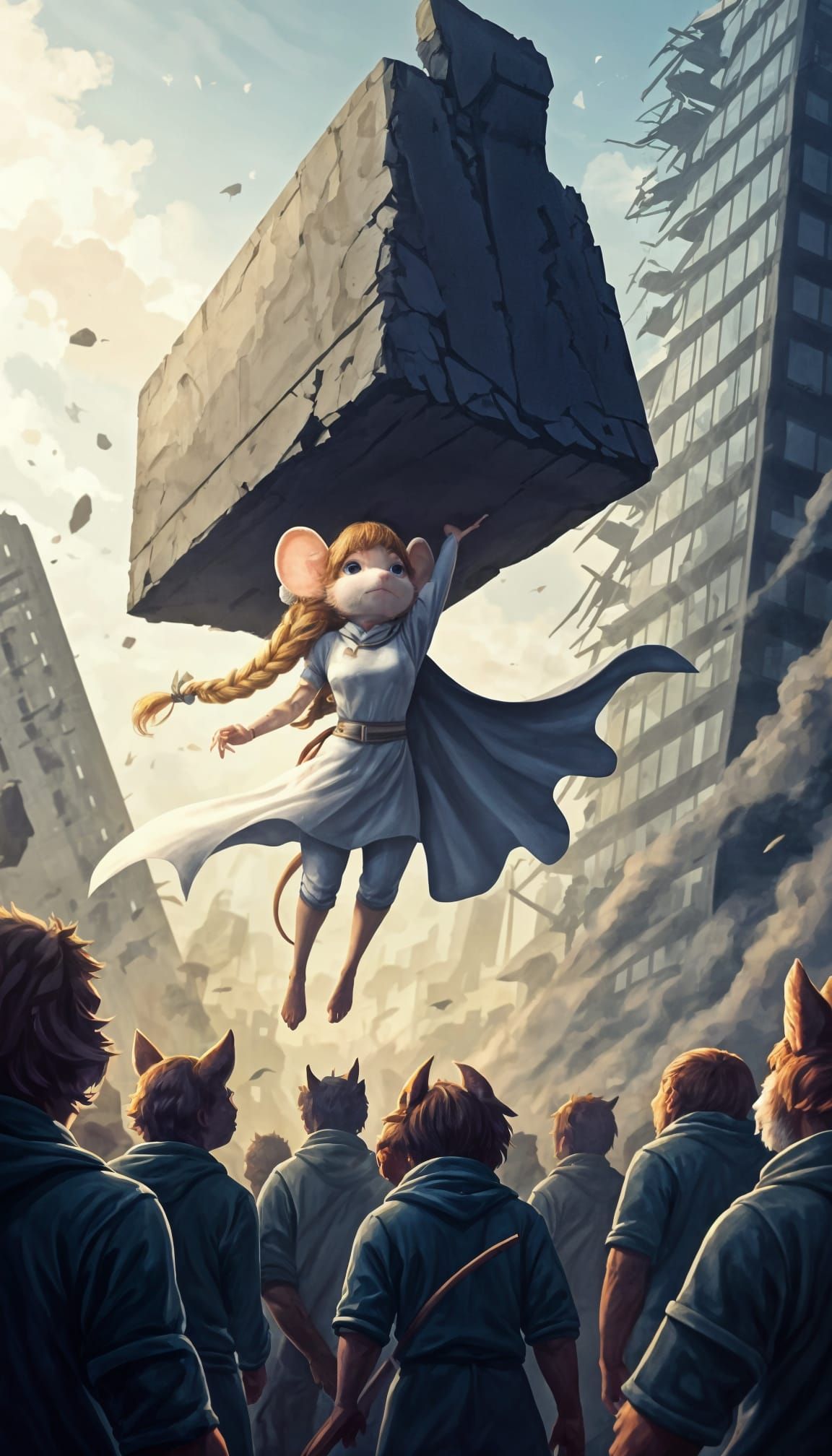 Tiny Supermouse Saves Beastfolk with Incredible Strength