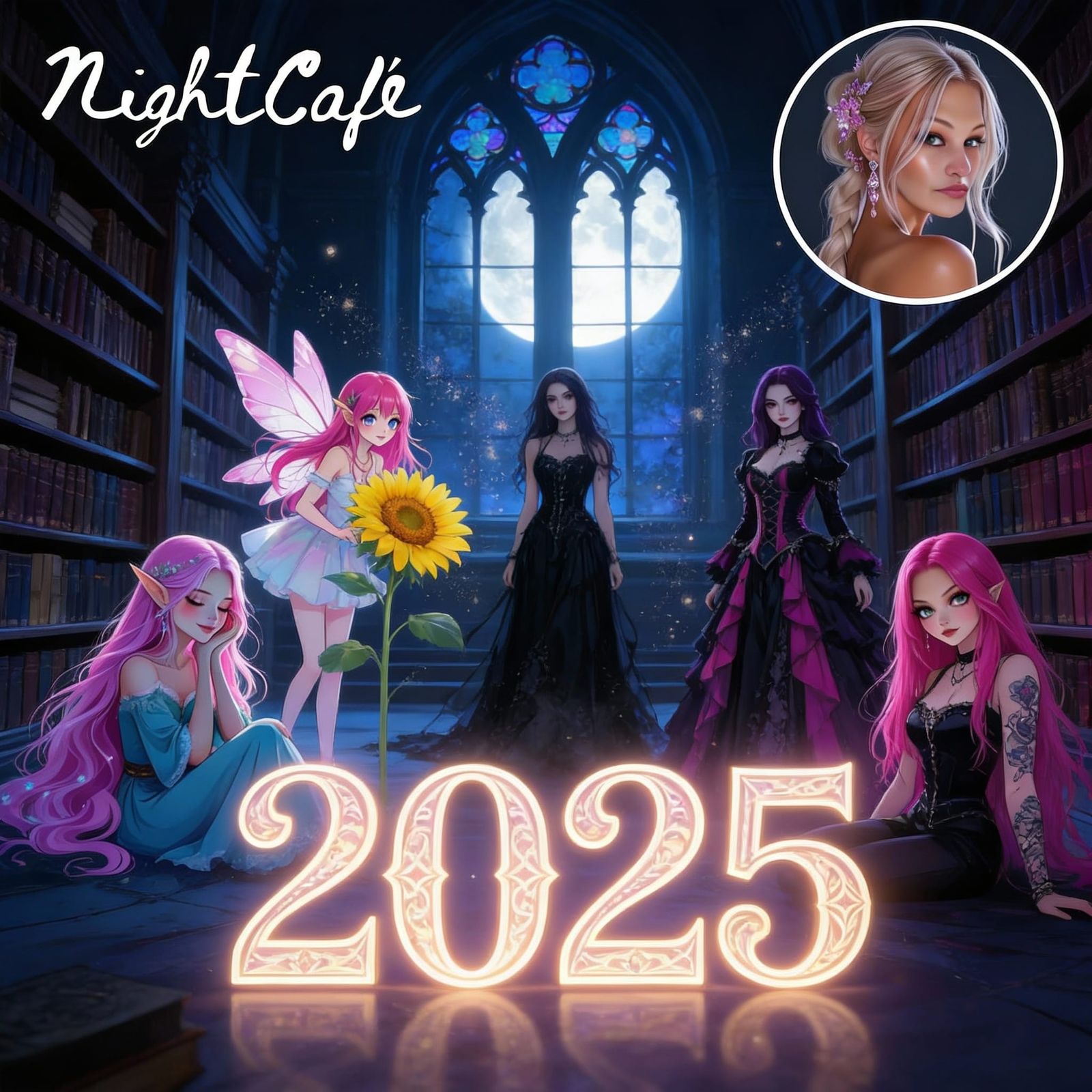 AI Art Collage: 2025 Creations Combined