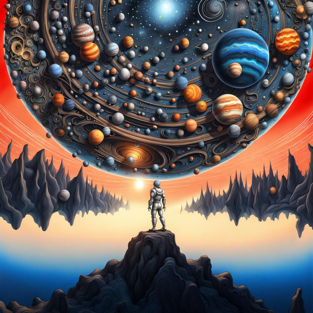 Epic European-Inspired Digital Painting in Modern Hypermoder...