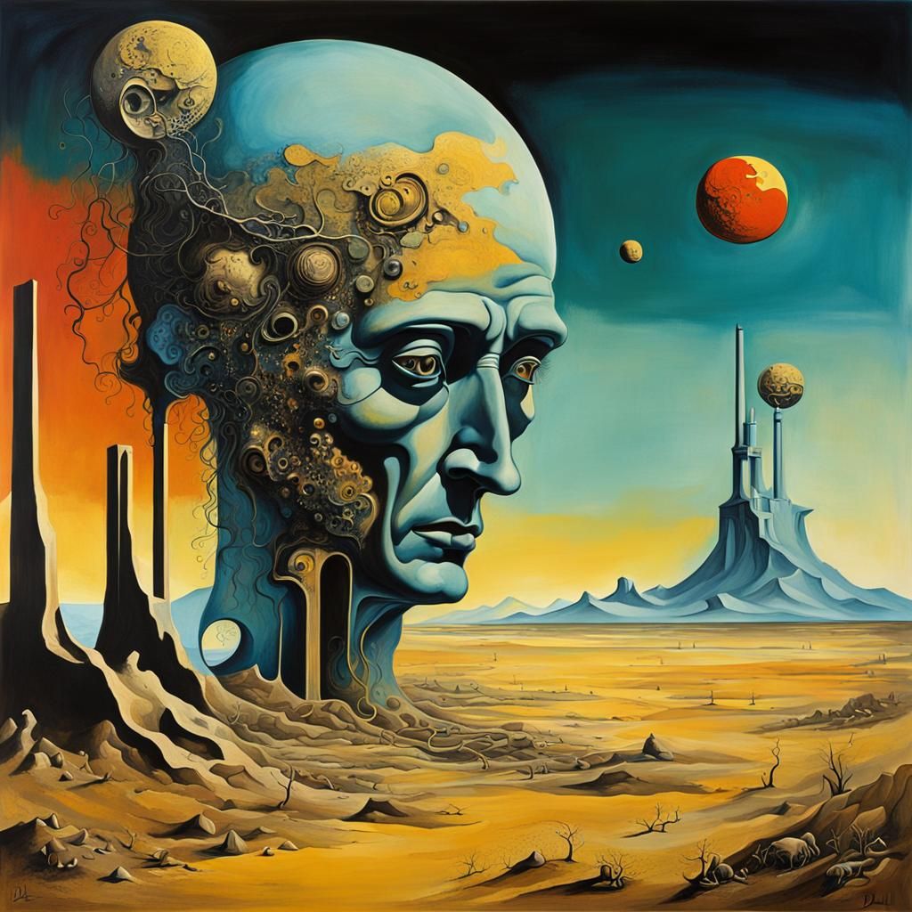 Dystopian Surrealism Masterpiece