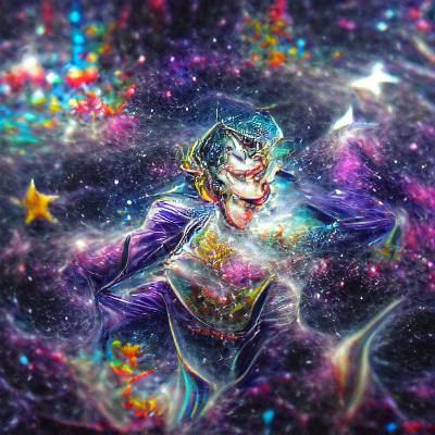 Cosmic Joker in Vibrant Astral Color