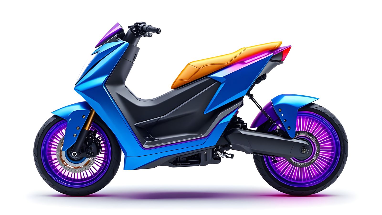 2025 Honda Magical Girl Scooter in Electric Blue with Glowin...