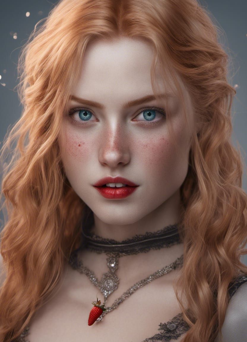 A cute freckled Polish vamp 001