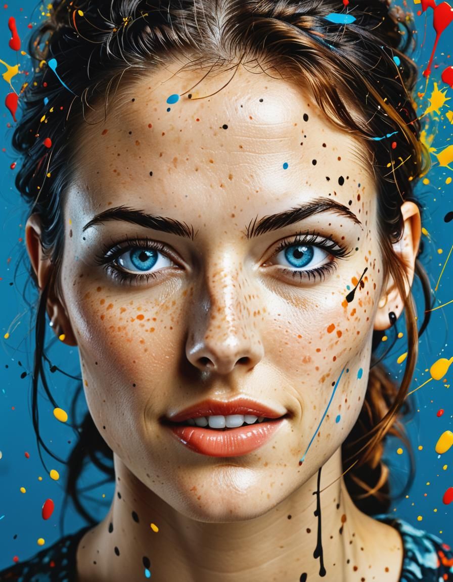 Hyperrealistic Portrait in Vibrant Colors by a Master Artist