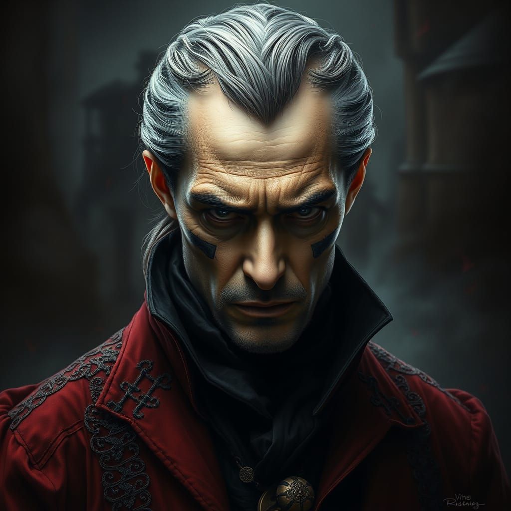 Baroque-Inspired Portrait of a Mysterious Figure