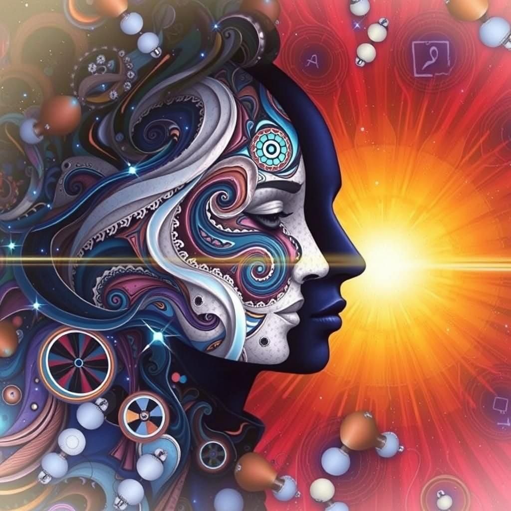 Origami Dreams in Neon Hues