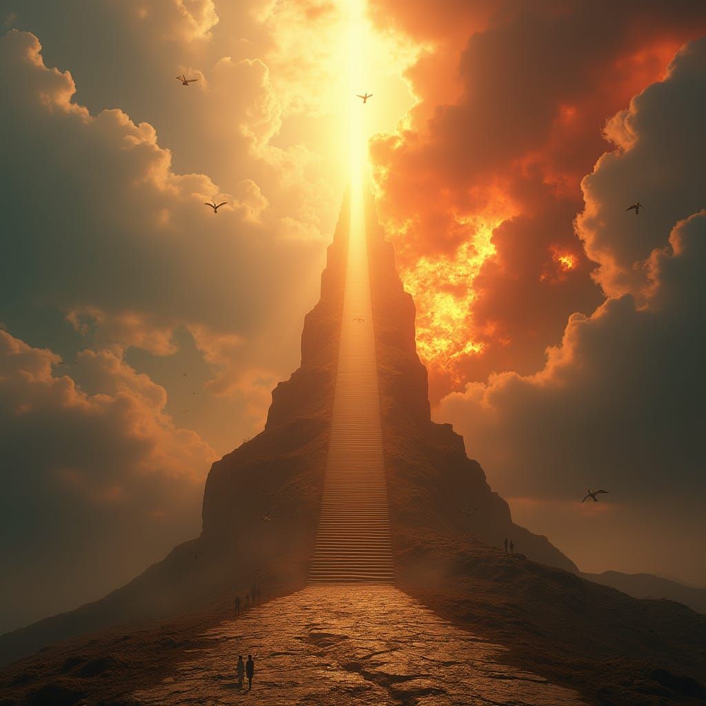 Epic Stairway to Heaven and Hell