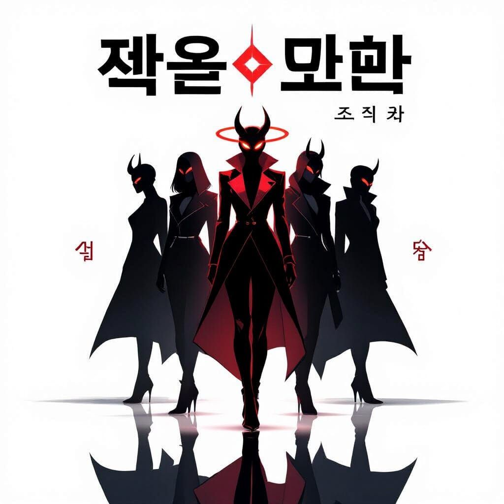 K-Pop Demon Hunters Notebook Cover in Minimalist Style