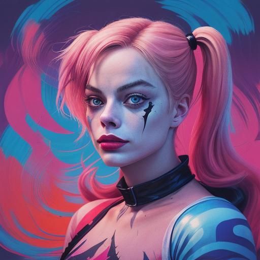 Harley Quinn in Cinematic Style, Wasteland Wonderland