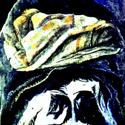 Portrait of a Homeless Mystic in 1910s Azerbaijan