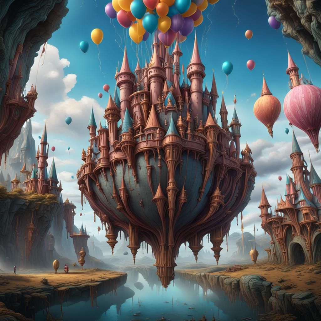 Upside Down Fantasy Birthday Celebration in Dazzling Colors