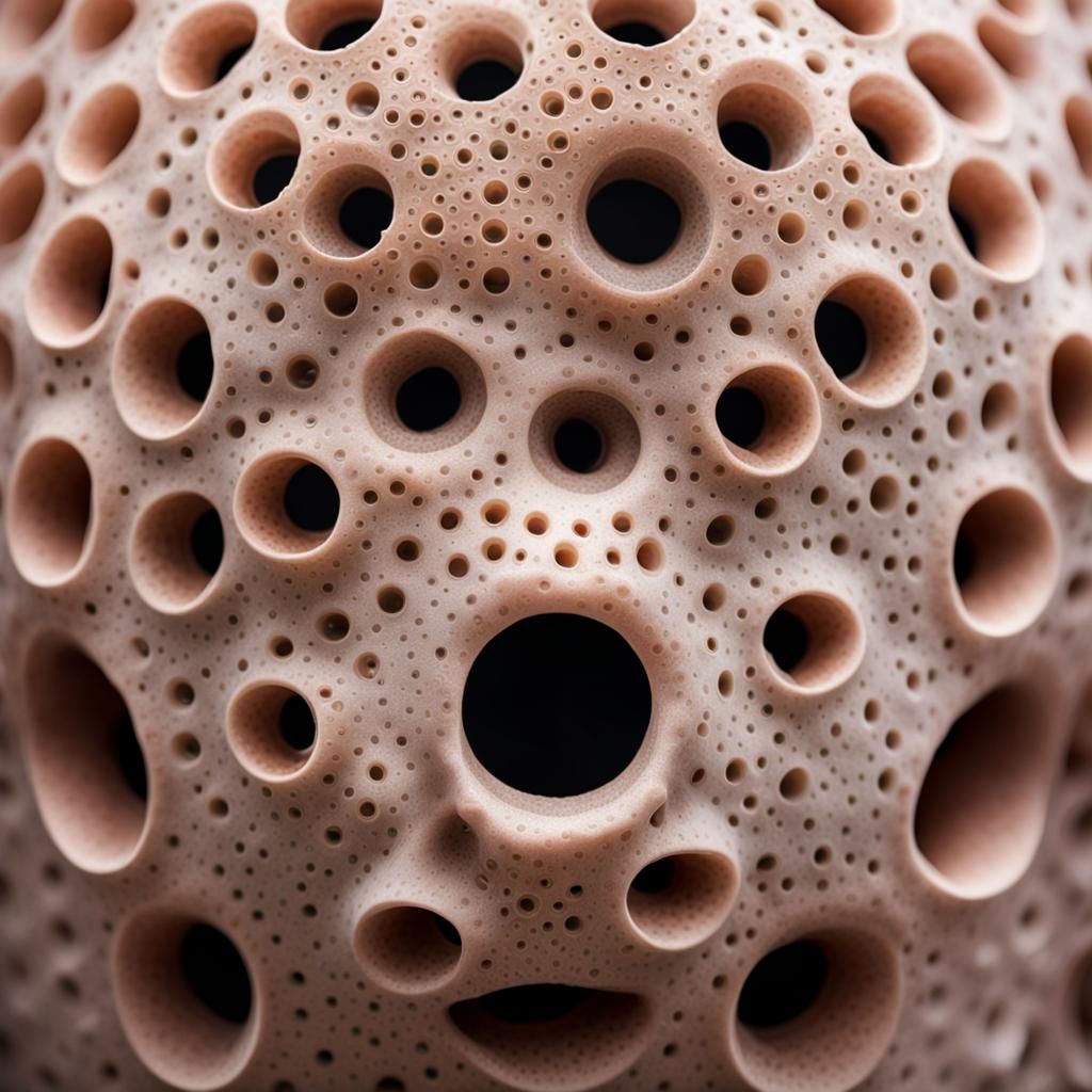 Frightening Pattern of Round Holes