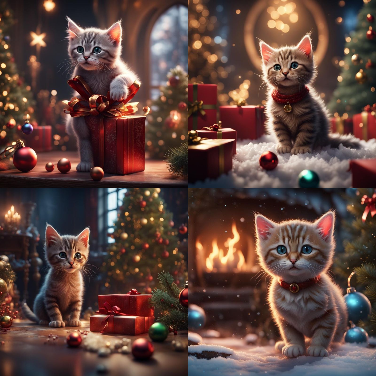 Whimsical Christmas Gift Unveils Mischievous Feline Companio...
