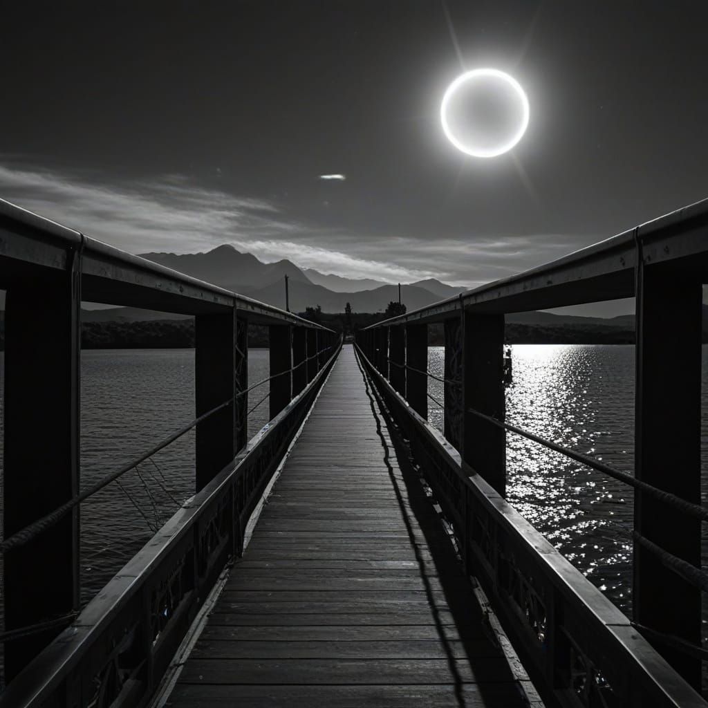 Bridge to Parallel Universe Under Black Sun