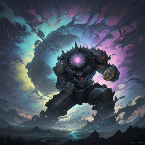 Moe Brawl Stars Full Body Illustration in Unreal Engine 5