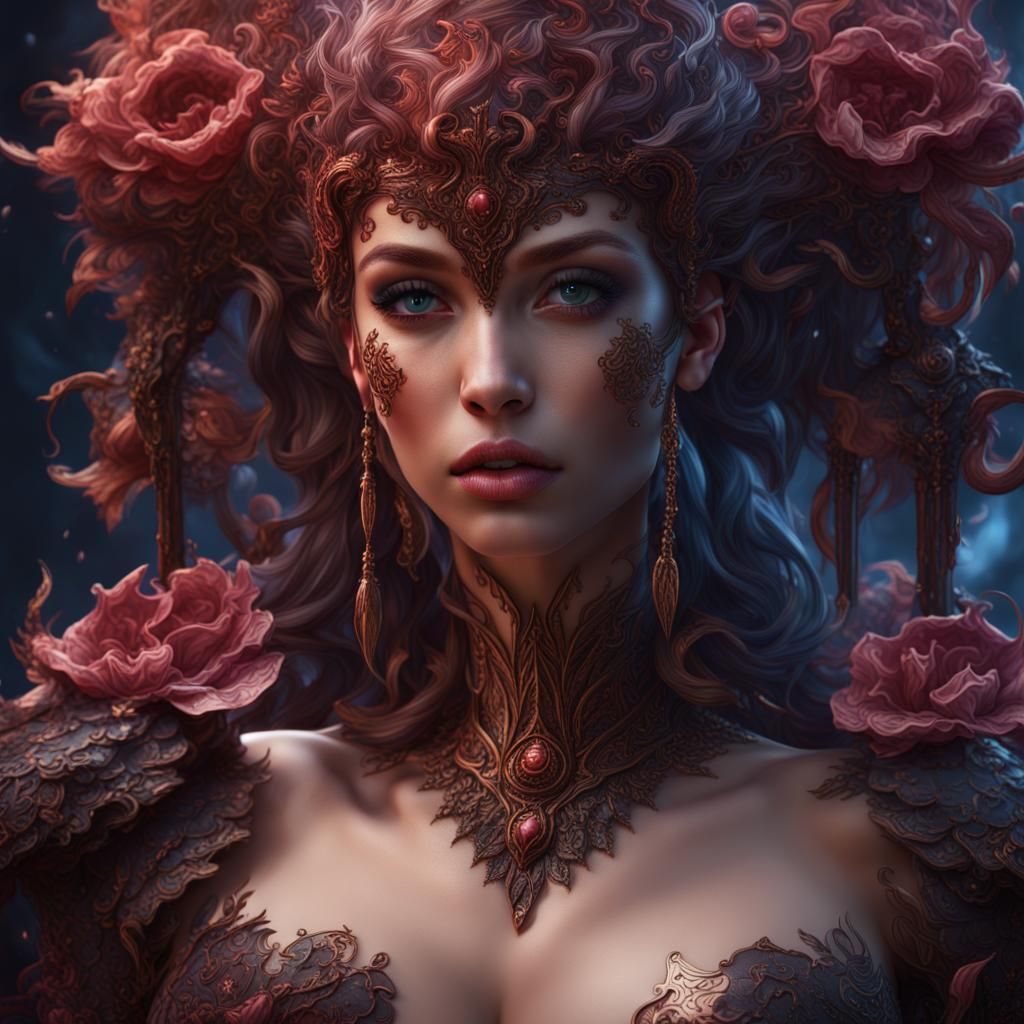 Ethereal Intimate Embrace in Vivid Fantasy