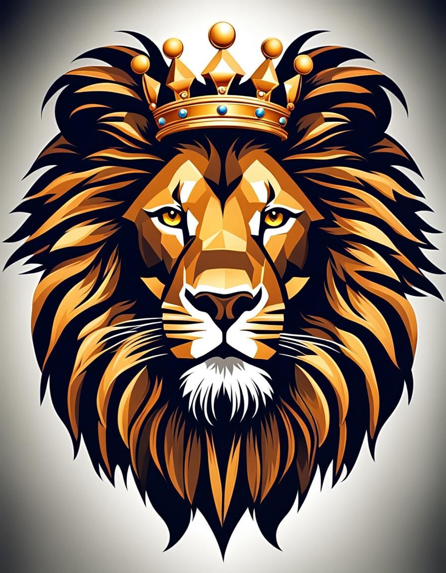 Regal Alpha Lion King in Crowned Glory