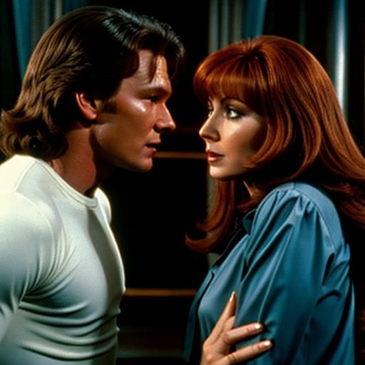 Beverly Crusher in Whimsical Dance with Haunted Dancer