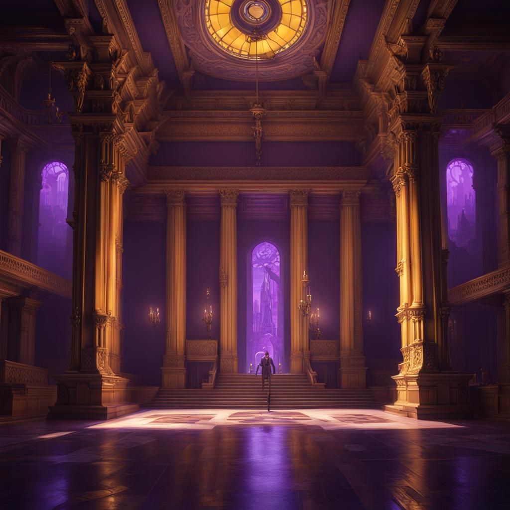 Majestic Dark Fantasy Temple in Perfect Detail