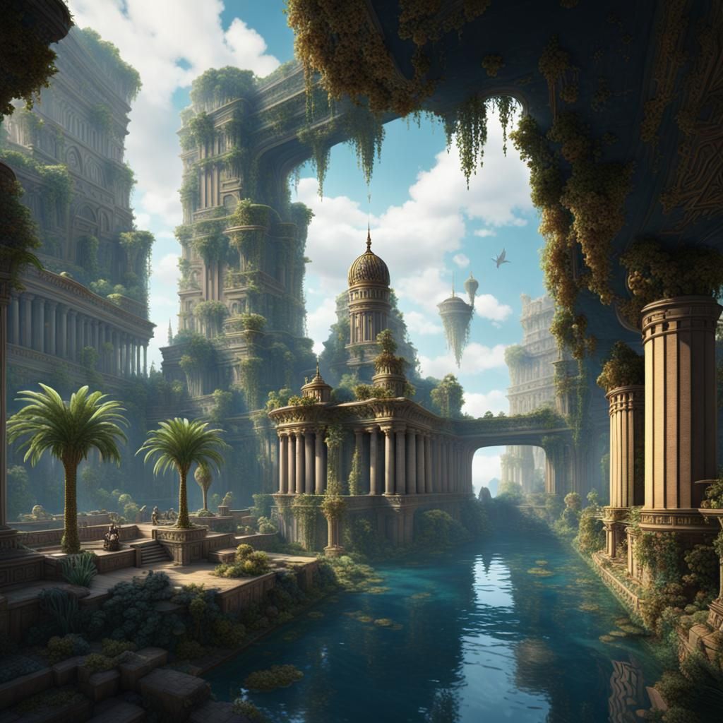 hanging gardens of Babylon